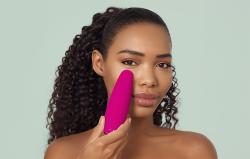 Geske GK000003MG01 magenta oční masážní přístroj 6v1