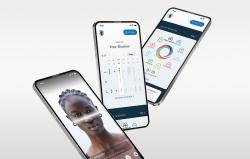 Geske GK000003MG01 magenta oční masážní přístroj 6v1