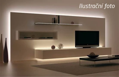 GETI LED pásek 12V 3528 120LED/m IP20 max. 9.6W/m bílá teplá (cívka 20m) GETI