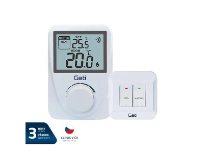 GETI Termostat GRT02 bezdrátový GETI Termostat GRT02 bezdrátový
