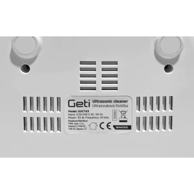 GETI Ultrazvuková čistička GUC 753 0,75L