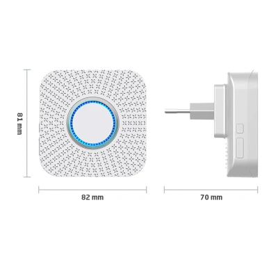 GETI Zvonek bezdrátový GWDK108W kinetický