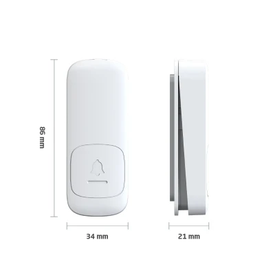 GETI Zvonek bezdrátový GWDK108W kinetický