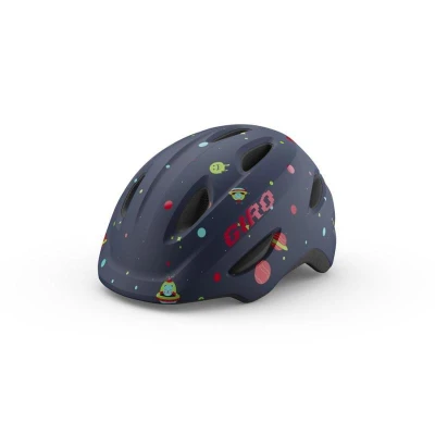 Giro Scamp dětská cyklistická helma POUZE Mat Blue/Lime XS (45-49 cm) - modrá (VÝPRODEJ)