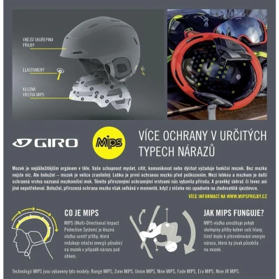 Giro Vue MIPS lyžařská přilba se štítem