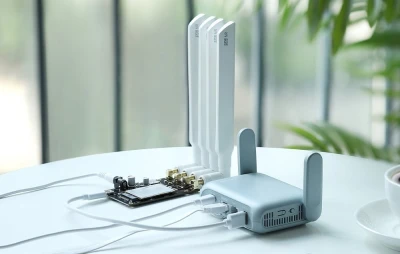 GL.iNet Beryl AX GL-MT3000 světle šedý Wi-Fi 6 router
