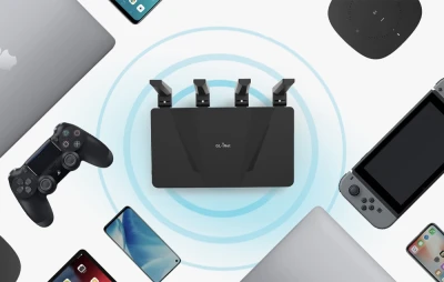 GL.iNet Flint GL-AX1800 tmavě šedý router