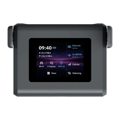 GL.iNet Slate 7 Pro tmavě šedý Wi-Fi 7 router