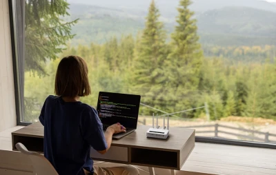 GL.iNet Spitz Plus GL-X2000 bílý 4G LTE router