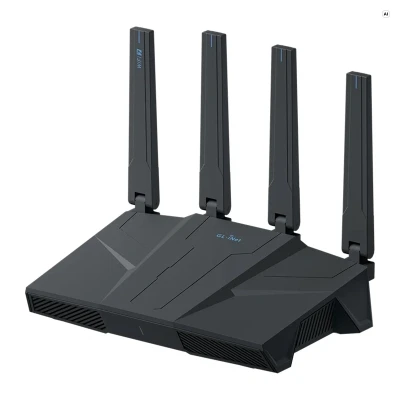 GL.iNet Flint 3e GL-BE6500 tmavě šedý Wi-Fi 7 router