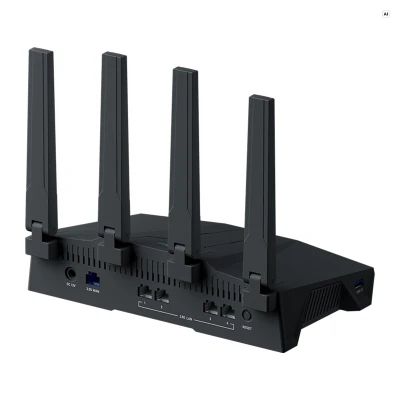 GL.iNet Flint 3e GL-BE6500 tmavě šedý Wi-Fi 7 router