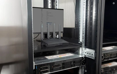 GL.iNet Flint 3e GL-BE6500 tmavě šedý Wi-Fi 7 router