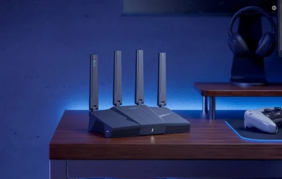 GL.iNet Flint 3e GL-BE6500 tmavě šedý Wi-Fi 7 router