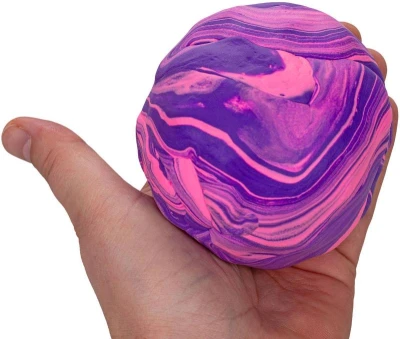 Glamour hmota máslová 500ml zábavný dvoubarevný sliz v kelímku 3 barvy