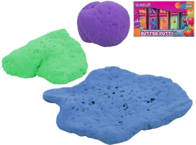 Glamour hmota máslová 5x 60g zábavný sliz vonící sada 5 barev Glamour hmota máslová 5x 60g zábavný sliz vonící sada 5 barev