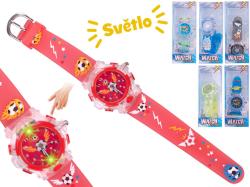 Glamour hodinky náramkové analogové chlapecké na baterie Světlo 6 druhů