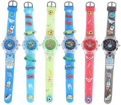Glamour hodinky náramkové analogové chlapecké na baterie Světlo 6 druhů
