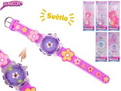 Glamour hodinky náramkové analogové dívčí na baterie Světlo 6 druhů