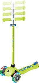 Globber Plus - Primo Plus Lights V2 - Svítící - Lime Green/Navy Blue koloběžka