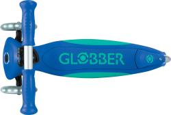 Globber - Primo Foldable Plus Lights V2 Blue/Emerald Green skládací koloběžka