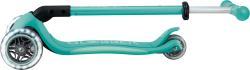 Globber - Primo Foldable Plus Lights V2 - Dark Mint/Mint skládací koloběžka