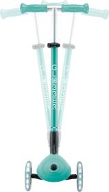 Globber - Primo Foldable Plus Lights V2 - Dark Mint/Mint skládací koloběžka