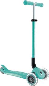 Globber - Primo Foldable Plus Lights V2 - Dark Mint/Mint skládací koloběžka
