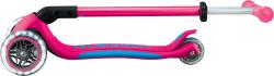 Globber - Primo Foldable Plus Lights V2 - Fuchsia/Sky Blue skládací koloběžka