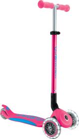 Globber - Primo Foldable Plus Lights V2 - Fuchsia/Sky Blue skladacia kolobežka