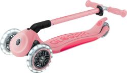 Globber Scooter Primo Foldable Plus Lights V2 - Pastel Pink/Fuchsia skládací