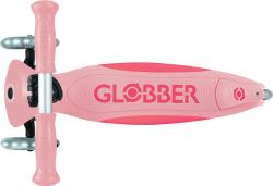 Globber Scooter Primo Foldable Plus Lights V2 - Pastel Pink/Fuchsia skládací