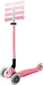 Globber Scooter Primo Foldable Plus Lights V2 - Pastel Pink/Fuchsia skládací