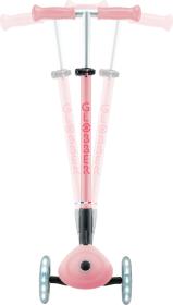 Globber Scooter Primo Foldable Plus Lights V2 - Pastel Pink/Fuchsia skládací