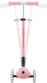 Globber Scooter Primo Foldable Plus Lights V2 - Pastel Pink/Fuchsia skládací