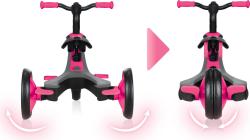 Globber Scooter Tříkolka EXPLORER TRIKE 4 IN 1 Fuchsia Pink