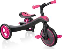 Globber Scooter Tříkolka EXPLORER TRIKE 4 IN 1 Fuchsia Pink