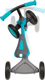 Globber Scooter Deluxe - Learning Bike 3in1 Deluxe -Teal odrážedlo 3v1