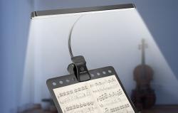 Glocusent Bezdrátová lampa Music Stand Light, USB-C 4000mAh (černá)