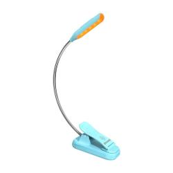 Glocusent Bezdrátová lampička GLCSNTBL103B mini GLCSNTBL103B klip-on book light, USB-C Blue