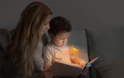 Glocusent Bezdrátová lampička GLCSNTBL103B mini GLCSNTBL103B klip-on book light, USB-C Blue