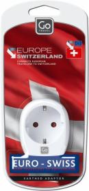 Go Travel adaptér Evropa/Švýcarsko