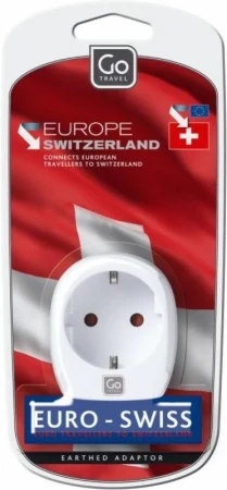 Go Travel adaptér Evropa/Švýcarsko