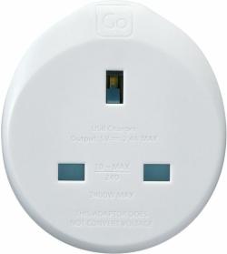 Go Travel adaptér UK/Evropa s USB