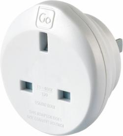 Go Travel adaptér UK/USA typ B Go Travel adaptér UK/USA typ B