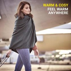 Go Travel cestovní deka Classic Travel Blanket gun metal