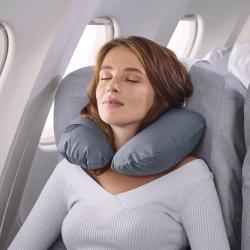 Go Travel nafukovací podhlavník Classic Neck Pillow ocean blue