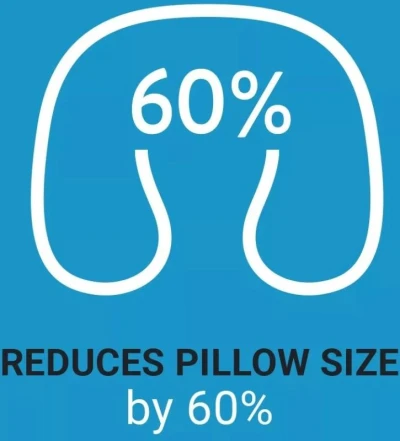 Go Travel obal na podhlavník Universal Pillow Packer royal blue