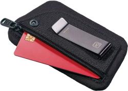 Go Travel peněženka RFID Clip Pouch liquorice black