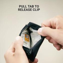 Go Travel peněženka RFID Clip Pouch liquorice black
