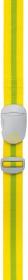 Go Travel popruh na zavazadla Luggage Strap 4cm yellow/green